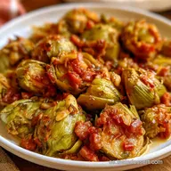 Alcachofas a la Andaluza con Jamón