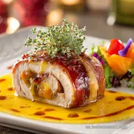 Arrollado De Pollo Receta Festiva Jugosa y Paso a Paso