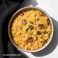 Arroz con Champi&ntilde;ones Cremoso Receta F&aacute;cil de Abuela