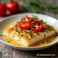 Receta de Bacalao Navide&ntilde;o Cremoso con Pimientos Asados F&aacute;cil