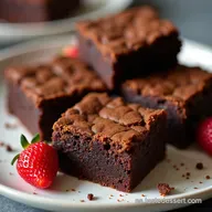 Brownies Keto de Harina de Nuez H&uacute;medos Intensos y Sin Az&uacute;car
