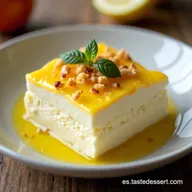 Receta Bud&iacute;n de Yogur Saludable Esponjoso y F&aacute;cil con Lim&oacute;n