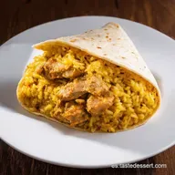 Burrito de Arroz y Pollo Norte&ntilde;o Receta Casera Deliciosa