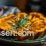 Calabaza Hasselback &iexcl;Receta F&aacute;cil y Deliciosa con Salvia!