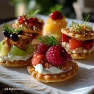 Canapes: Canap&eacute;s Salados R&aacute;pidos y Elegantes