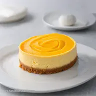 Cheesecake de Mango Tropical Un Postre Ex&oacute;tico F&aacute;cil