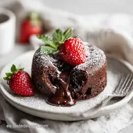 Coulant de Chocolate Receta para 4 Raciones