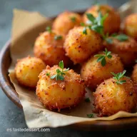 Croquetas de Patata Rellenas de Jam&oacute;n Serrano en Airfryer Crujientes y Saludables