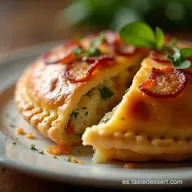 Empanada de Nata Bacon y Champi&ntilde;ones Receta Confort Food