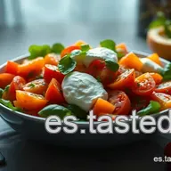 Ensalada Tomate Burrata Receta: &iexcl;Italiana Fresca y F&aacute;cil!