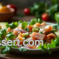 Ensalada Salm&oacute;n Ahumado Aguacate: &iexcl;Receta F&aacute;cil y Mediterr&aacute;nea!