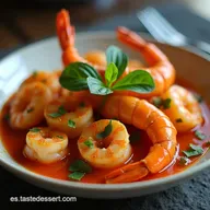 Cumi Dan Udang Saus Padang Mariscos Intensos al Estilo Sumatra