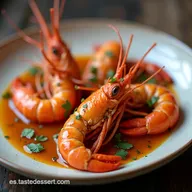 Langostinos con Salsa Estilo Costa Brava Receta F&aacute;cil Cocina Casera