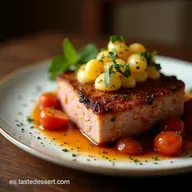 Lomo de Cerdo con Salsa de Mostaza y Barbacoa Receta Jugosa