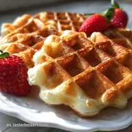 Masa de Gofres con Centro Aterciopelado