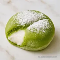 Mochi de Matcha Saludable: Textura Elástica
