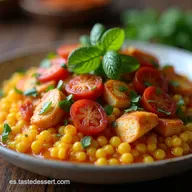Paella Express de Pollo y Chorizo Te is elfoglalt vagy egy cocina Lista en 35 min