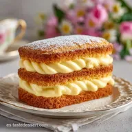 Pastel Cl&aacute;sico: Crema Pastelera y Base Crujiente