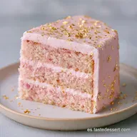 Pastel De Cumplea&ntilde;os Rosa Y Dorado: Elegancia Saludable