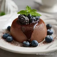 Postre de Chocolate Casero para 6 Porciones
