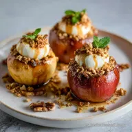 Postre de manzana y canela para diab&eacute;ticos al Horno