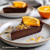 Postre de naranja y chocolate sin horno
