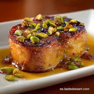 Puerro Caramelizado con Alio de Aceitunas y Pistac: Tapa Gourmet