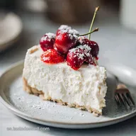 Tarta De Queso En Fr&iacute;o Cremosa Sin Horno