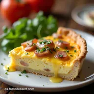 Receta de Quiche Lorraine con Champi&ntilde;ones El Cl&aacute;sico Franc&eacute;s Elevado