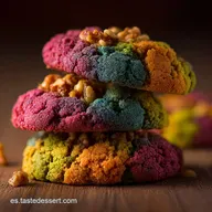 Cookies Arcoris: Receta de Galletas Arco&iacute;ris f&aacute;ciles y vibrantes