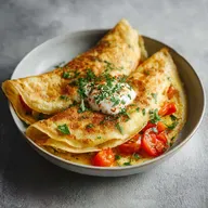 Crepes Receta Salados: M&eacute;todo Paso a Paso para 9 Porciones
