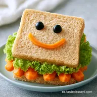 Sándwiches Con Caras En 15 Minutos