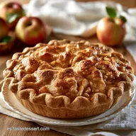 Receta de Tarta de Manzana Cl&aacute;sica: 8 pax