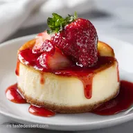 Receta de Tarta de Queso al Horno: 8 Porciones