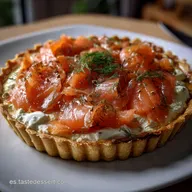 Tarta Salm&oacute;n Ahumado Queso Cabra Receta Tarta Salm: Crujiente y Festiva!