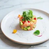 Tartar de Aguacate Y Salm&oacute;n para 2