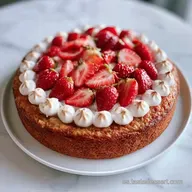 Torta De Frutilla Con Merenguitos