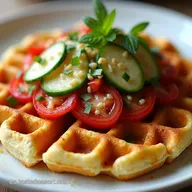 Waffles Salados Rellenos Receta de Vera Un Abrazo Salado