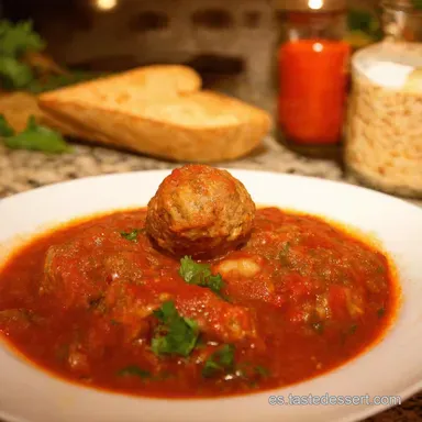 Salsa para Albondigas El Secreto de la Abuela Tarjeta de receta