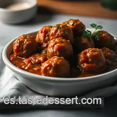 Albondigas en Salsa de la Abuela: &iexcl;Receta Cl&aacute;sica! Tarjeta de receta
