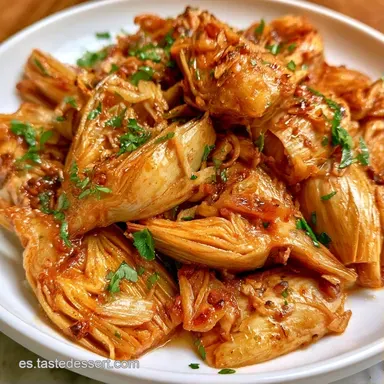 Alcachofas Al Ajillo en 15 Minutos Tarjeta de receta