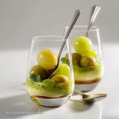 Aperitivos en vasito y cuchara: Vieira Sellada y Aguacate Tarjeta de receta