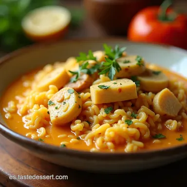 Arroz Caldoso de Pollo El abrazo de la Abuela Tarjeta de receta