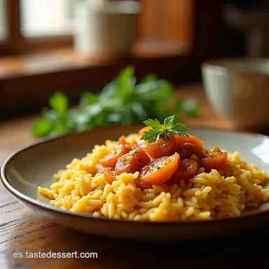 Delicioso Arroz con Almendras &Aacute;rabe Receta al Estilo Javier Arco Tarjeta de receta
