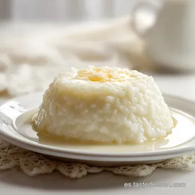 Arroz con Leche Cremoso para 6 Porciones Tarjeta de receta