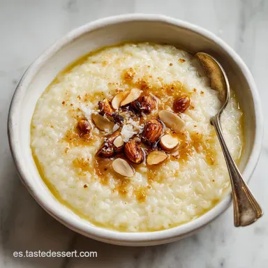 Receta de Arroz con Leche Tradicional para 6 Porciones Tarjeta de receta
