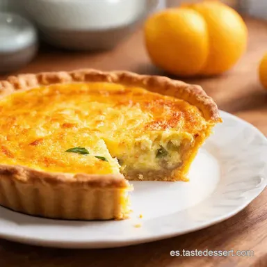Quiche Lorraine Receta El Secreto de la Abuela Revelado Tarjeta de receta