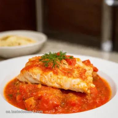 Bacalao con Tomate Receta Casera de la Abuela Tarjeta de receta