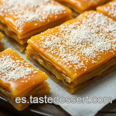 Baklava Dorada: El Secreto Crujiente de Abuela (&iexcl;F&aacute;cil!) Tarjeta de receta