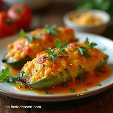 Calabacines Rellenos de At&uacute;n Receta F&aacute;cil y Mediterr&aacute;nea Tarjeta de receta